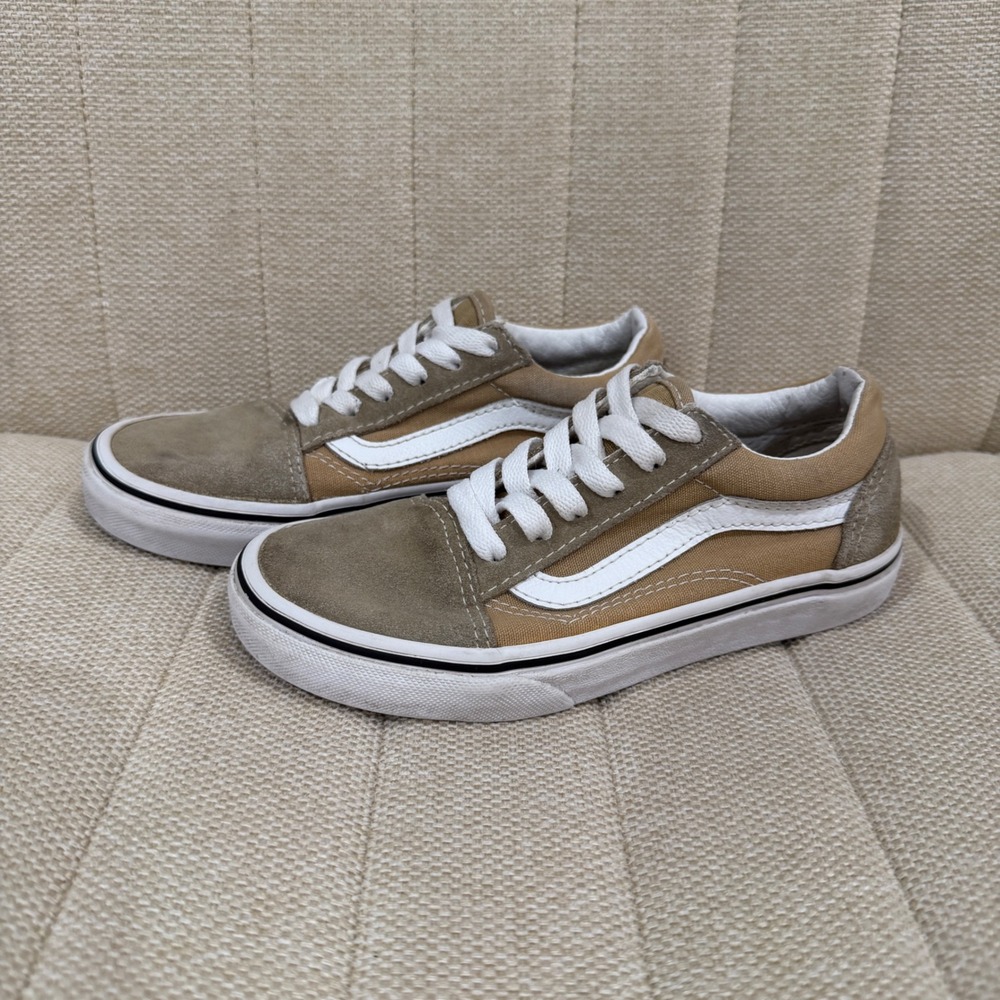 Vans Old Skool Sneakers Kids Size 1 Low Top Suede Canvas Skate Shoes